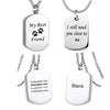 Custom Engraving Square Cremation Jewelry Stainless Steel Keepsake Waterproof Memorial Pendant  Ash Holder Urn Necklace