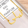Custom Islam Jewelry Personalized Font Pendant Necklaces Stainless Steel Gold Color Arabic Name Necklace Women Birthday Gifts