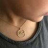 Custom Jewelry Eternity Circle Round Name Charm Necklace For Women Personalized Nameplate Choker Pendant Necklace Female Jewelry