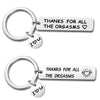 Custom Keychain Engraved Thank for All The Orgasms I Love You 3000 Keyring Stainless Steel Jewelry Valentine's Day Couple Gift