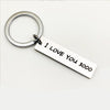 Custom Keychain Engraved Thank for All The Orgasms I Love You 3000 Keyring Stainless Steel Jewelry Valentine's Day Couple Gift