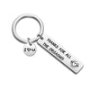 Custom Keychain Engraved Thank for All The Orgasms I Love You 3000 Keyring Stainless Steel Jewelry Valentine's Day Couple Gift