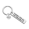 Custom Keychain Engraved Thank for All The Orgasms I Love You 3000 Keyring Stainless Steel Jewelry Valentine's Day Couple Gift