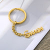 Custom Keychain for Women Personalized Nameplate Keyring Gold Siver Color Stainless Steel Name Key Chain Custom Jewelry Gifts
