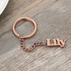 Custom Keychain for Women Personalized Nameplate Keyring Gold Siver Color Stainless Steel Name Key Chain Custom Jewelry Gifts