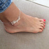 Custom Name Anklets For Women Personalized Anklet Stainless Steel Gold Color Ankle Bracelet On The Leg Foot Chain Jewelry