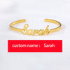 Custom Name Bracelet For Women Personalized Bracelet Stainless Steel Nameplate Bracelets Bangles BFF Jewelry pulceras Mujer