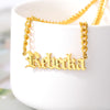 Custom Name Choker Necklace For Women Men Stainless Steel Cuban Chain Gold Necklace Nameplate Necklaces Boho Jewelry Collares
