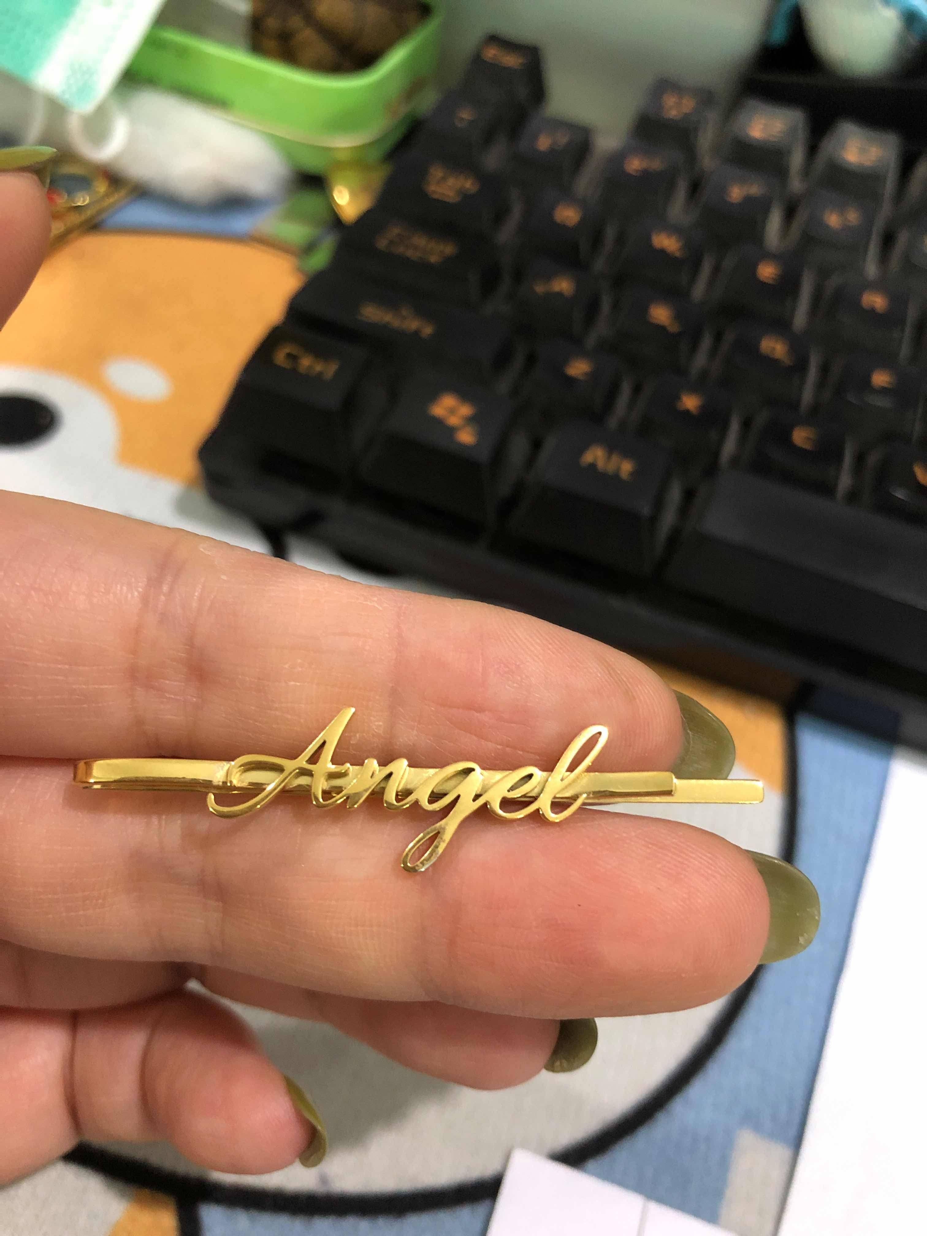 Custom Name Hairpin for Women Stainless Steel Personalized Letter Hair Clips 2023 Trend Hair Pins and Clip femme Head Jewelry