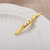 Custom Name Hairpin for Women Stainless Steel Personalized Letter Hair Clips 2023 Trend Hair Pins and Clip femme Head Jewelry