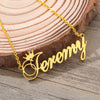 Custom Name Necklace for Women Personalized Gold Color Chains Stainless Steel Crown Choker Necklace BFF Jewelry collares mujer