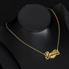 Custom Name Necklaces Bijoux Femme Personalized Stainless Steel Jewelry Accessories Custom Name With Heart Necklaces Pendents