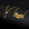 Custom Name Necklaces Bijoux Femme Personalized Stainless Steel Jewelry Accessories Custom Name With Heart Necklaces Pendents