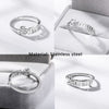 Custom Name Rings for Women Men Stainless Steel Personalized Old English Font Initial Rings Vintage Goth Jewelry anillos hombre