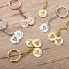 Custom Pet Name Photo Keychains for Women Personalized  Dog Cat Engrave Keychain Stainless Steel Custom Jewerly Couple Gift