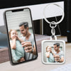 Custom Photo Keychain Jewelry Personality Key Chain Family Photo Keyring Souvenir Gift For Mom Dad Lovers
