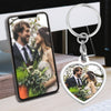 Custom Photo Keychain Jewelry Personality Key Chain Family Photo Keyring Souvenir Gift For Mom Dad Lovers