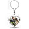Custom Photo Keychain Jewelry Personality Key Chain Family Photo Keyring Souvenir Gift For Mom Dad Lovers