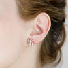 Custom Stud Earrings Monogram Name Earrings For Women Bijoux Personalized Monogram Stud Earring Customized Brincos Jewelry