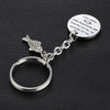 Customize Fish Keychain 2022 Hooked On You Stainless Steel Valentine's Day Jewelry Silver Color