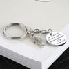 Customize Fish Keychain 2022 Hooked On You Stainless Steel Valentine's Day Jewelry Silver Color
