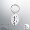 Customize Name Oval Keychains Stainless Steel  Personalized  Gift For Lovers  33mm X 22mm