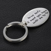 Customize Name Oval Keychains Stainless Steel  Personalized  Gift For Lovers  33mm X 22mm