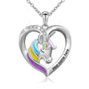 Customize Unicorn Necklace For Kids  Lover  Girlfriend Nickel-free,Lead-free Stainless Steel Alloy