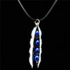 Cute Alloy Enamel Food Green Pea Pod Pendant Necklaces Clavicle Chain Girl Women Choker Party Gift Jewelry