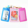 Cute Card Holder Keychain ID Card Holder Bank Bus Cards Cover Badge Case Keyring Tool Protective Shell
