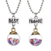Cute Colorful Star Wish Bottle Pendant Necklaces Friend Kids Children Gift of Student Friendship Jewelry BFF