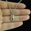 Cute Dentisit Medicine Tooth Teeth Molar Pendant Long Chain Collar Necklaces Doctor Gift Jewelry Supplies