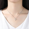 Cute Female Crystal Zircon Necklace Cross Style Pendant Necklace Big Choker Necklaces For Women