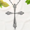 Cute Female Crystal Zircon Necklace Cross Style Pendant Necklace Big Choker Necklaces For Women