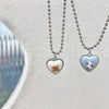 Cute Heart Pendant Necklace for Girls Women Korean Kawaii Bear Sweater neck Chain Necklaces Cute collar Jewelry