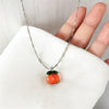 Cute Little Persimmon Women Contracted Temperament Collarbone Chain Necklace Pendant Necklace