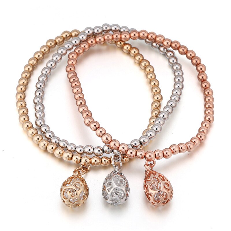 Cute Owl Tree Of Life Pendant Beaded Bracelets For Women Gold Silvery Mix Colors CCB Beads Bracelets Bnagles Boho Jewelry Gifts
