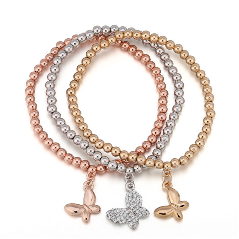 Cute Owl Tree Of Life Pendant Beaded Bracelets For Women Gold Silvery Mix Colors CCB Beads Bracelets Bnagles Boho Jewelry Gifts