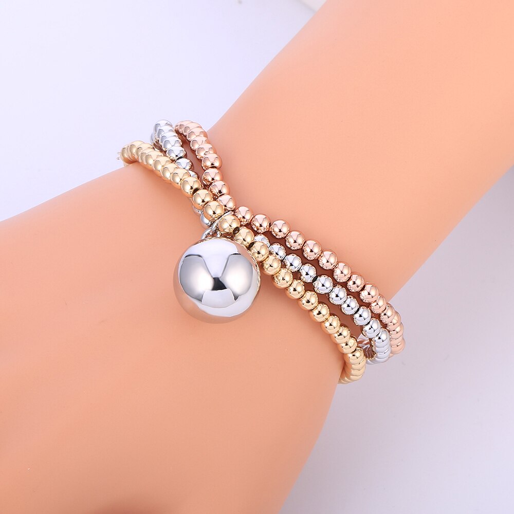 Cute Owl Tree Of Life Pendant Beaded Bracelets For Women Gold Silvery Mix Colors CCB Beads Bracelets Bnagles Boho Jewelry Gifts