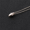 Cute Pinecone Necklace Tiny Acorn Necklace Minimal Dainty Pine Cone Necklace Small Squirrel Nut Necklaces for Lucky Gifts