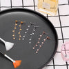 Cute Stainless Steel Earrings For Woman Gold Silvery Small Hearts Long Thin Tassel Chain Drop Earring Female Jewelry New