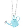 Cute Teapot Watering Can necklace Mini Multicolor Women Funny necklace For Women Charm Cute collar chain Jewelry Gifts