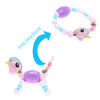 Cute animal transformation DIY Bracelet suitable for boys and girls children Unicorn Elastic Bracelets creative  jewelry gift