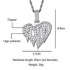 D&Z Get Cold Pendant With Drips In White Gold Iced Out Pendant Paved CZ Stone Hip Hop Silver Color Charm Chains Jewelry Gift