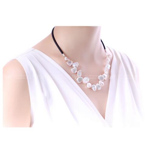 2020 New Arrival 13-14 mm Baroque Pearl Necklace Brand Fine Jewelry Beautiful Necklace For Women New Year Gift.