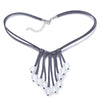 2020 New Arrival 9-10mm Baroque Pearl Necklace Leather necklace punk witch necklace for women.