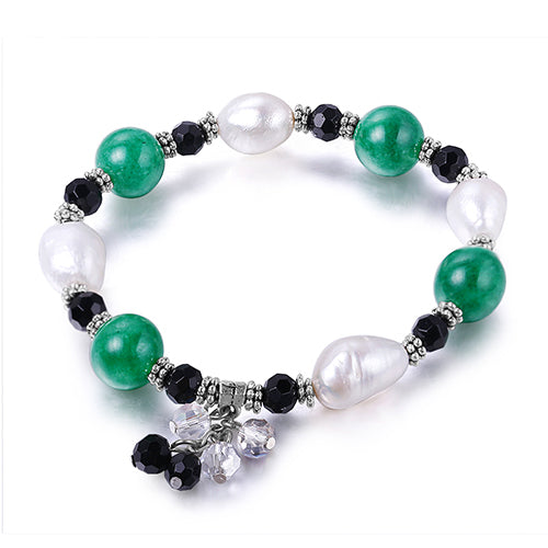 2020 New Arrival Pearl Bracelets 11-12mm For Women Brand Natural Pearl Jewelry For Girlfriend's Bracelet Agate Crysta