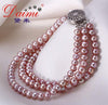 [DAIMI] 4-4.5mm Tricyclic White Pearl Vintage Bracelet Natural Pearl Princess Bracelet New Tiny Bracelet