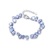 7-8mm Baroque Pearl Bracelet Natural Pearl Bracelet Keshi Pearl Biwa Pearl Bracelet