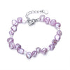 7-8mm Baroque Pearl Bracelet Natural Pearl Bracelet Keshi Pearl Biwa Pearl Bracelet